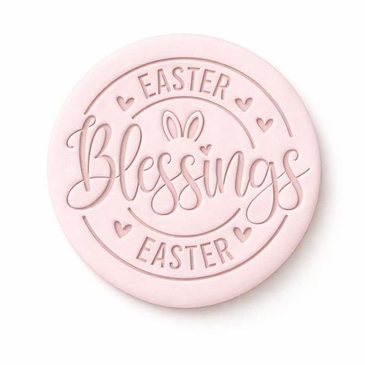 624. Easter Blessings Fondant Stamp