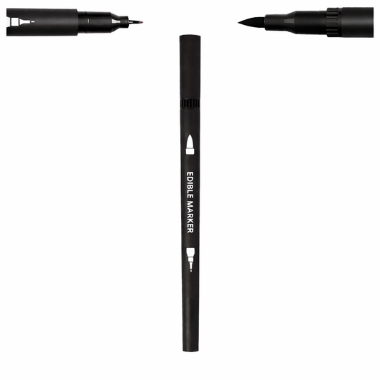 JB5000 – 1 Piece Black Edible Marker/Pen - Fine Tip on One Side