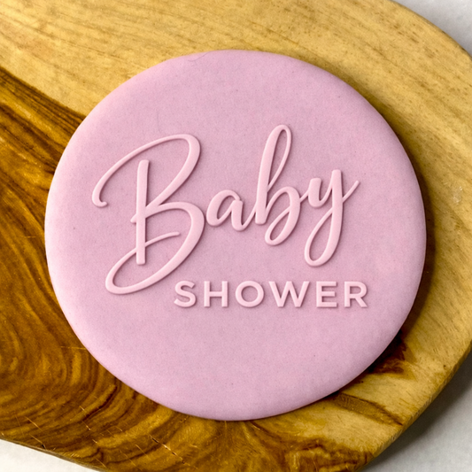 774. Baby Shower Fondant Debosser (3D Printed)