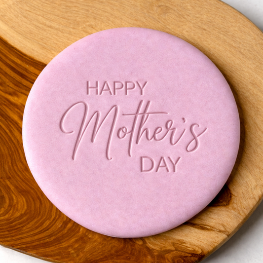 776. Happy Mothers Day Fondant Stamp