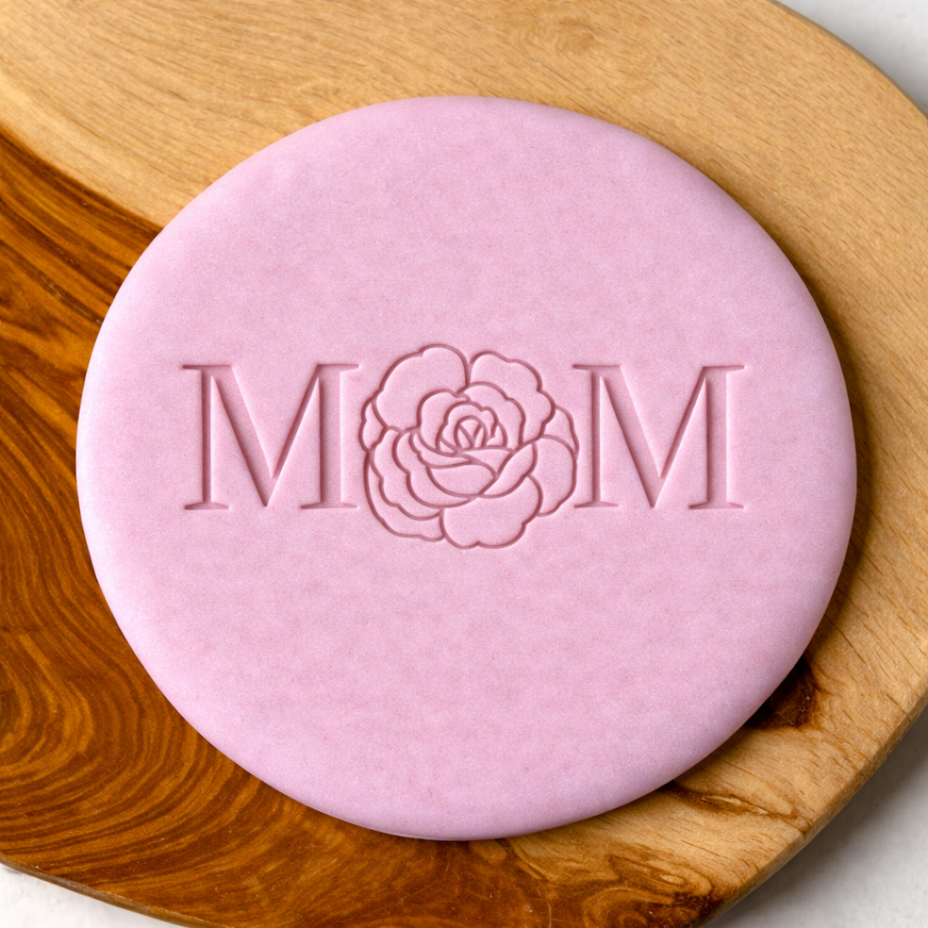740. Floral Mom Fondant Stamp