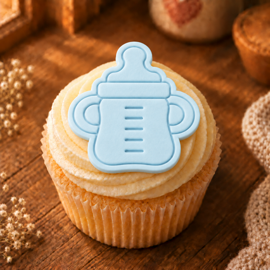 1016. Baby Bottle Fondant Cupcake Cutter and Stamp (5.5cm)