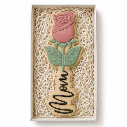 851. Long Stem Rose Cookie Cutter