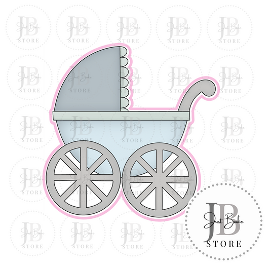 J116 - Baby Pram Cookie Cutter