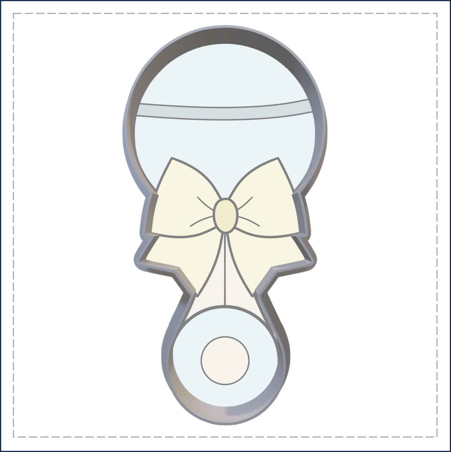 J12 - BABY RATTLE COOKIE CUTTER