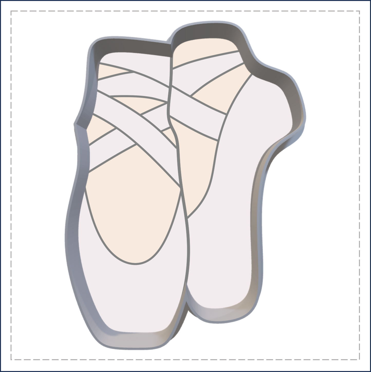 J149 - BALLET SHOES COOKIE CUTTER