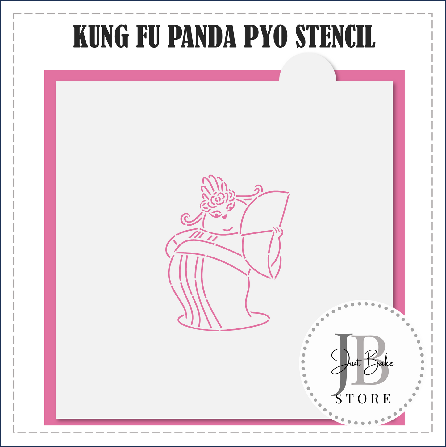 J169 - KUNG FU PANDA PYO STENCIL