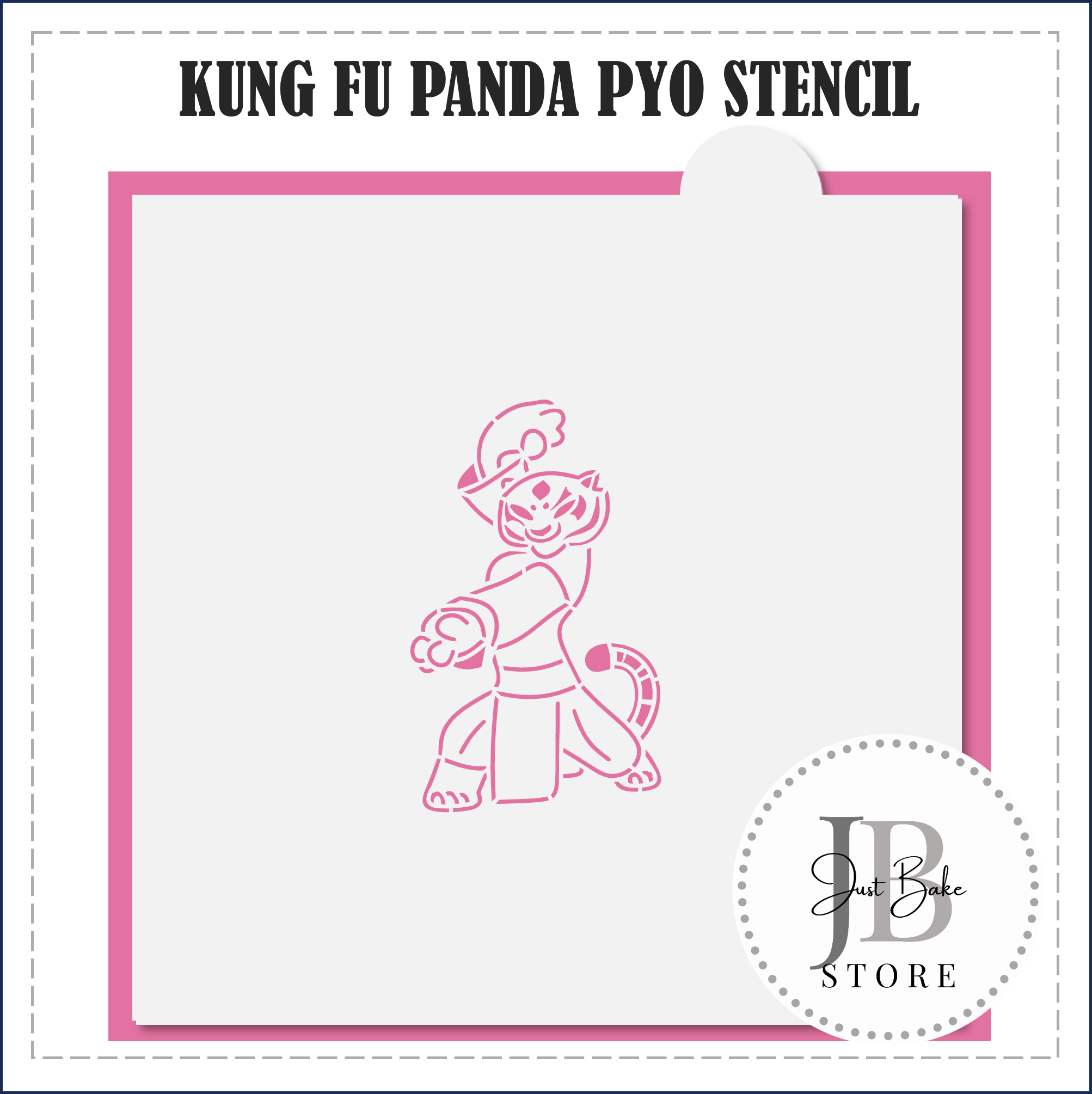 J170 - KUNG FU PANDA PYO STENCIL – justbakestore