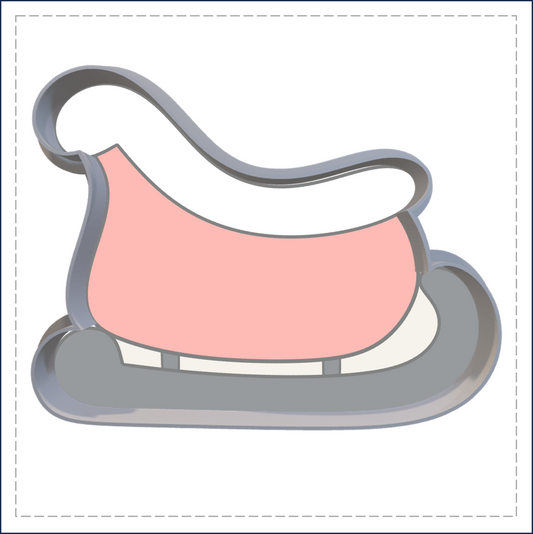 J203 - SANTA SLEIGH COOKIE CUTTER