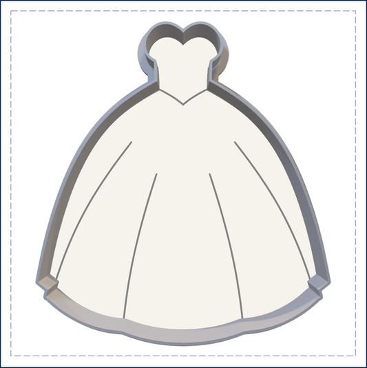 J226 - WEDDING DRESS COOKIE CUTTER
