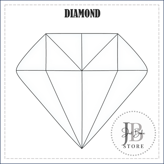 J228 - DIAMOND COOKIE CUTTER