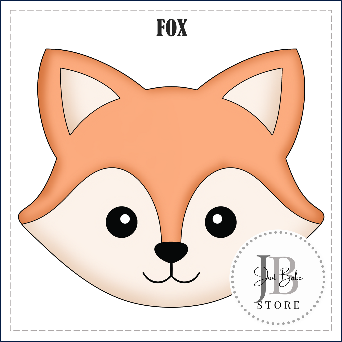 J243 - FOX COOKIE CUTTER