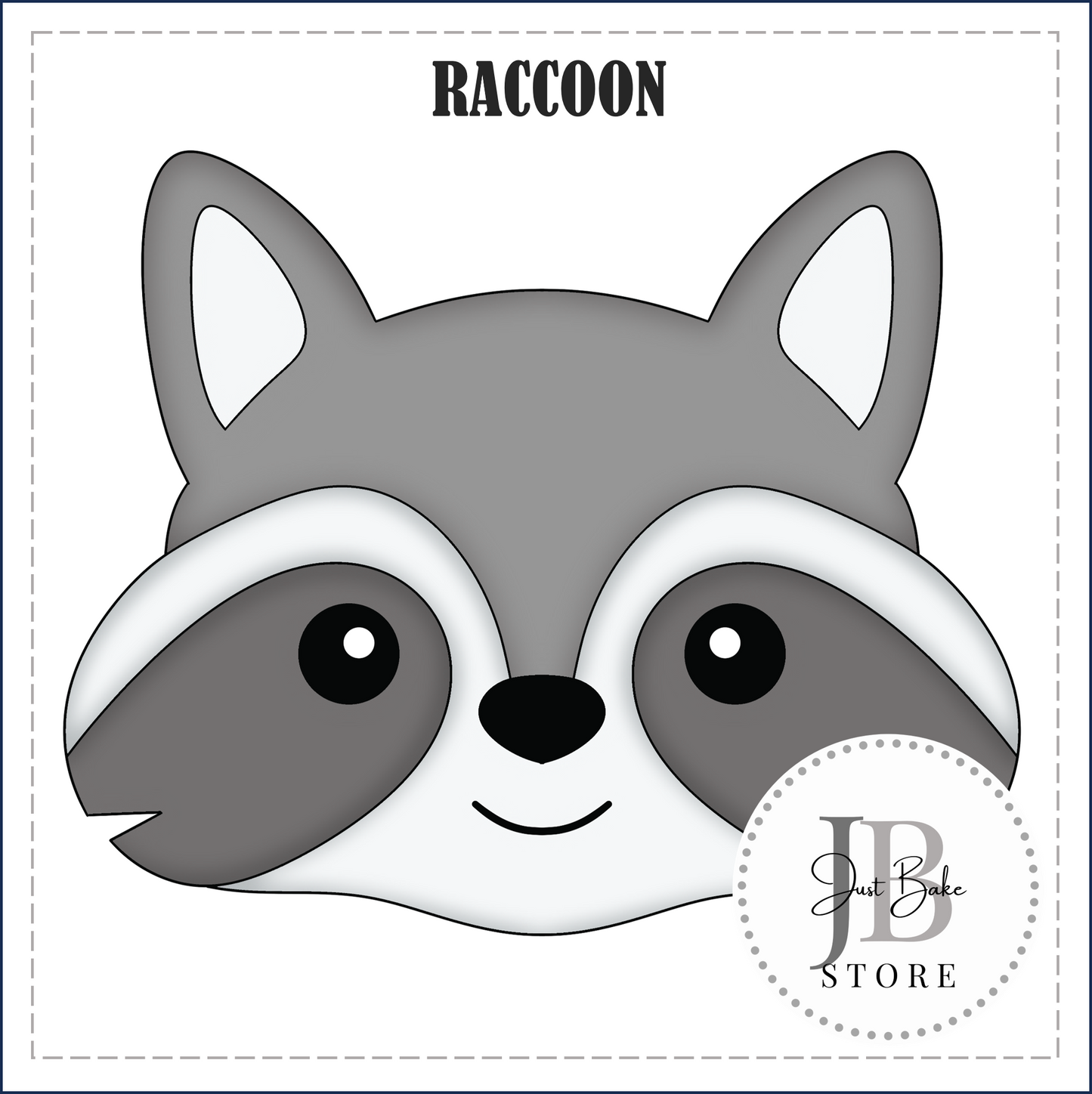 J260 - RACCOON COOKIE CUTTER