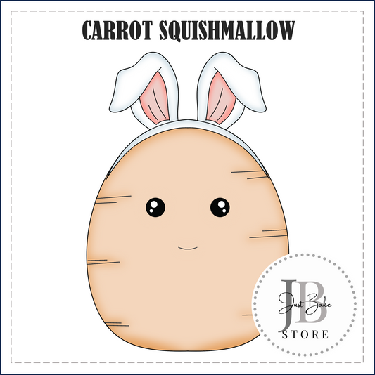 J271 - CARROT SQUISHMALLOW COOKIE CUTTER