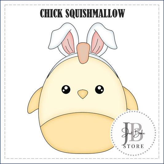 J272 - CHICK SQUISHMALLOW COOKIE CUTTER