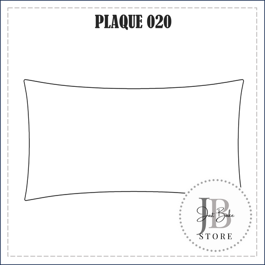 J324 - PLAQUE 020 COOKIE CUTTER