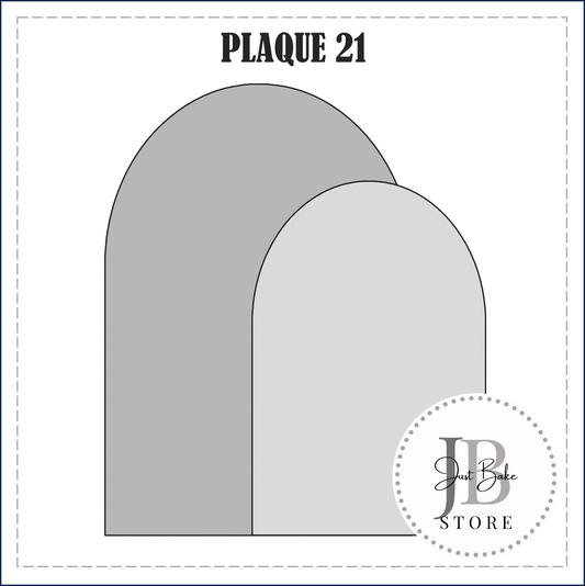 J325 - PLAQUE 021 (ARCH) COOKIE CUTTER