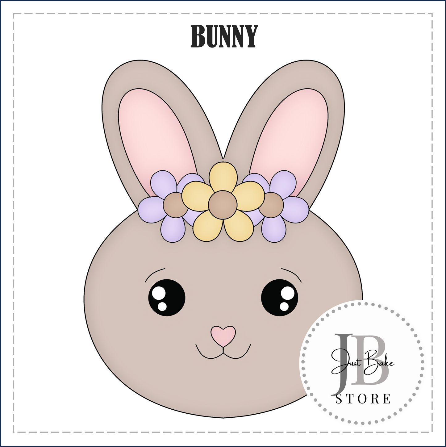 J346 - BUNNY COOKIE CUTTER