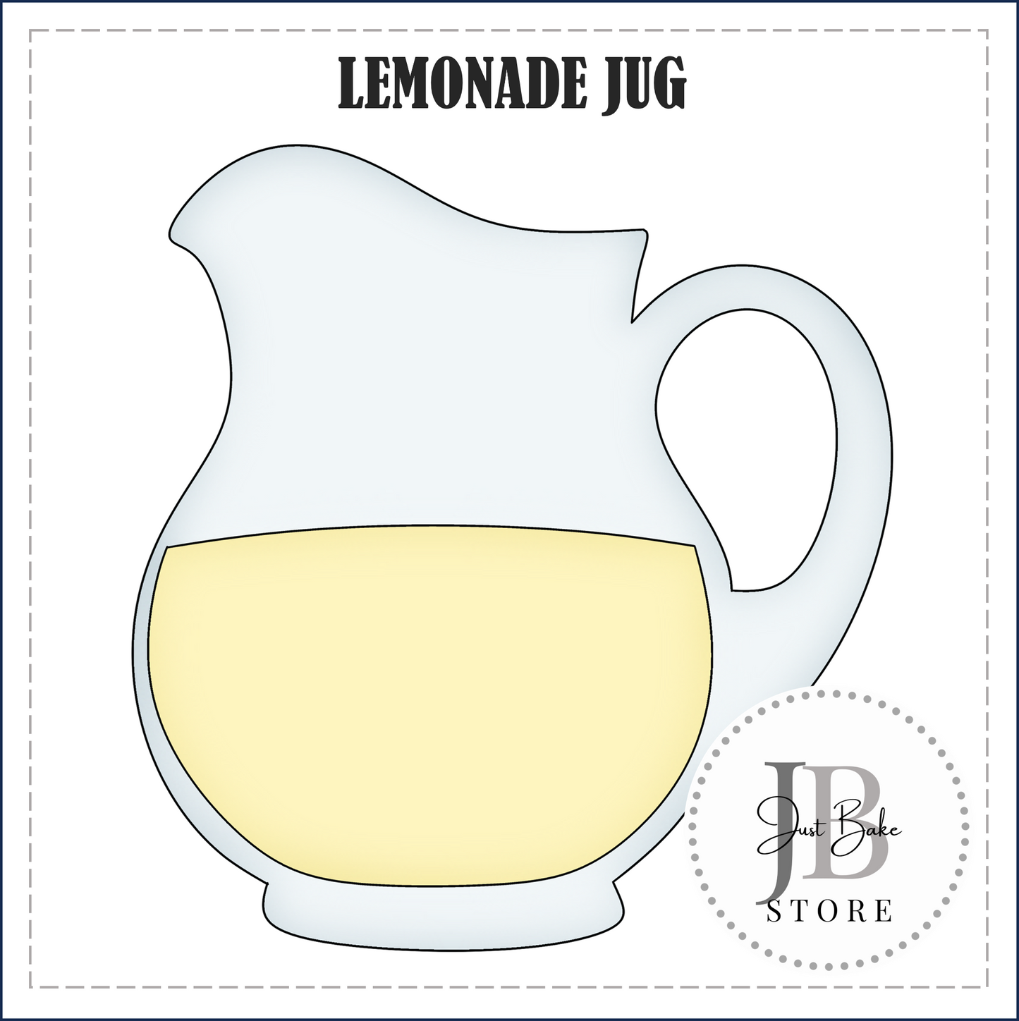 J370 - LEMONADE JUG COOKIE CUTTER