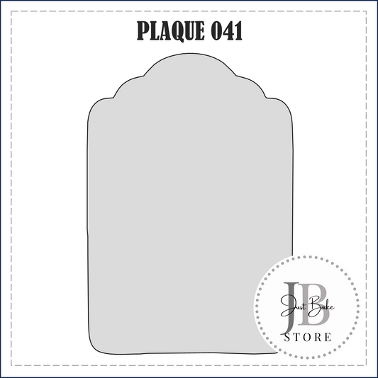 J41 - PLAQUE 041 COOKIE CUTTER