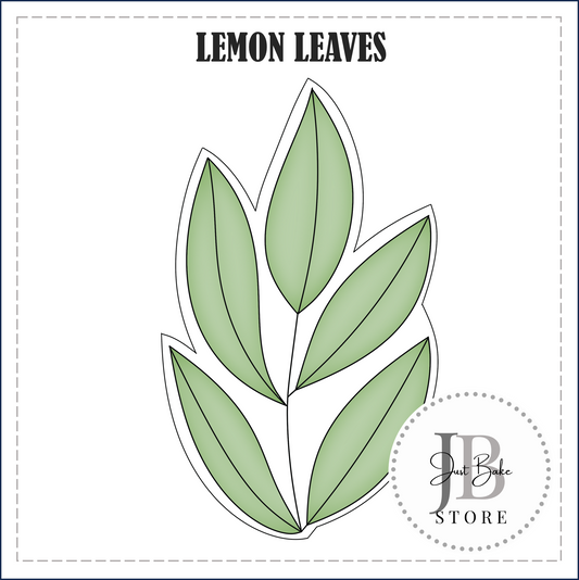 J411 - LEMON LEAVES COOKIE CUTTER