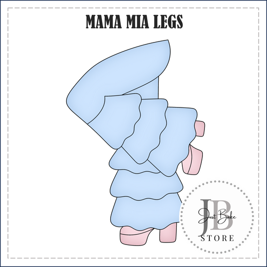 J449 - MAMA MIA LEGS COOKIE CUTTER
