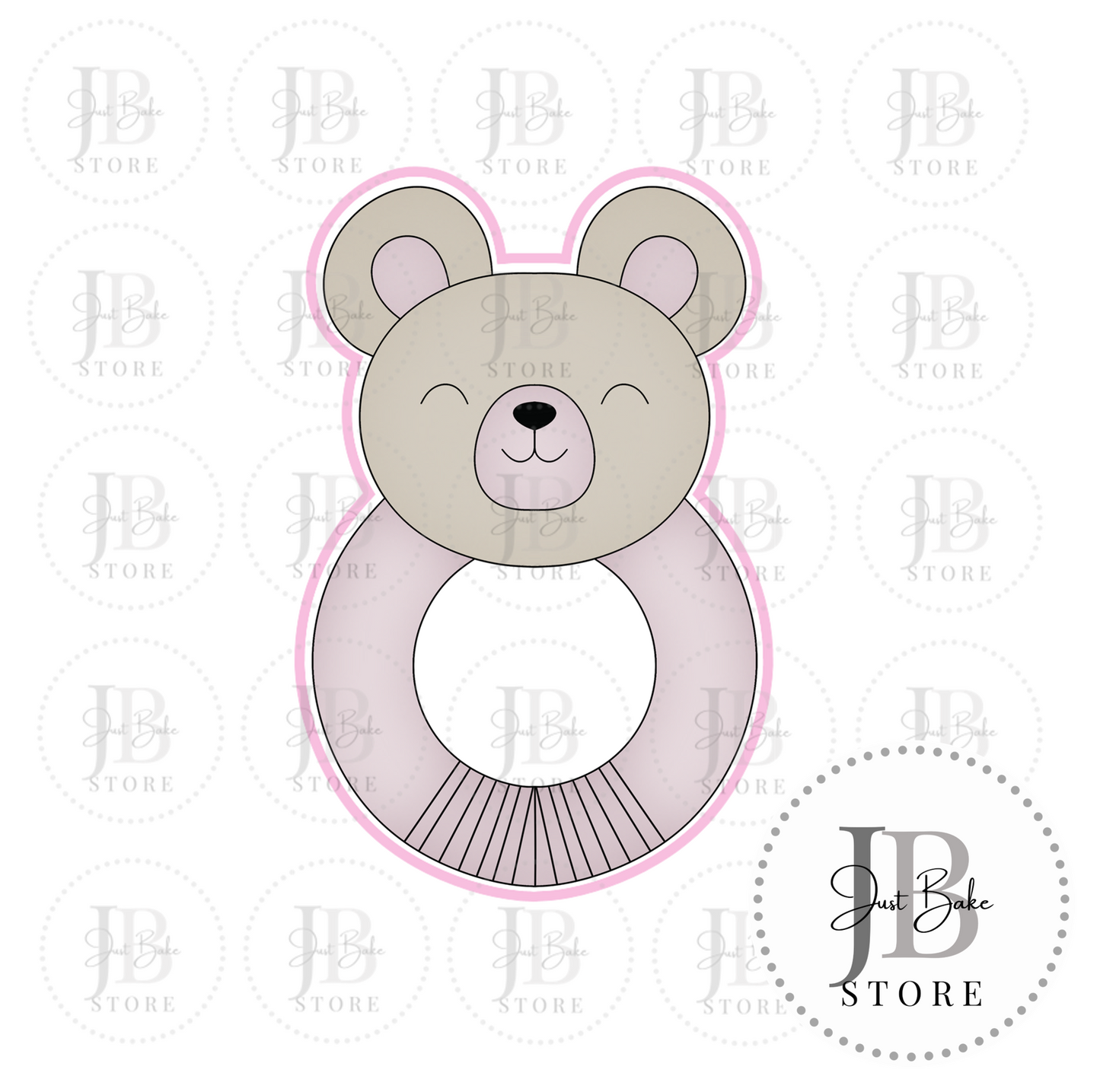 J456 - Baby Rattle Cookie Cutter