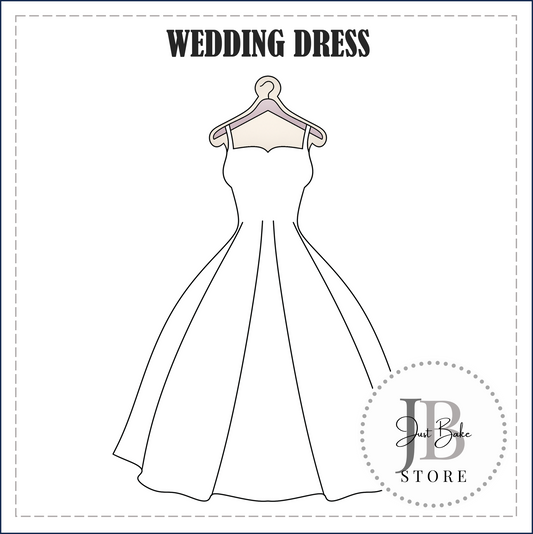 J469 - WEDDING DRESS COOKIE CUTTER