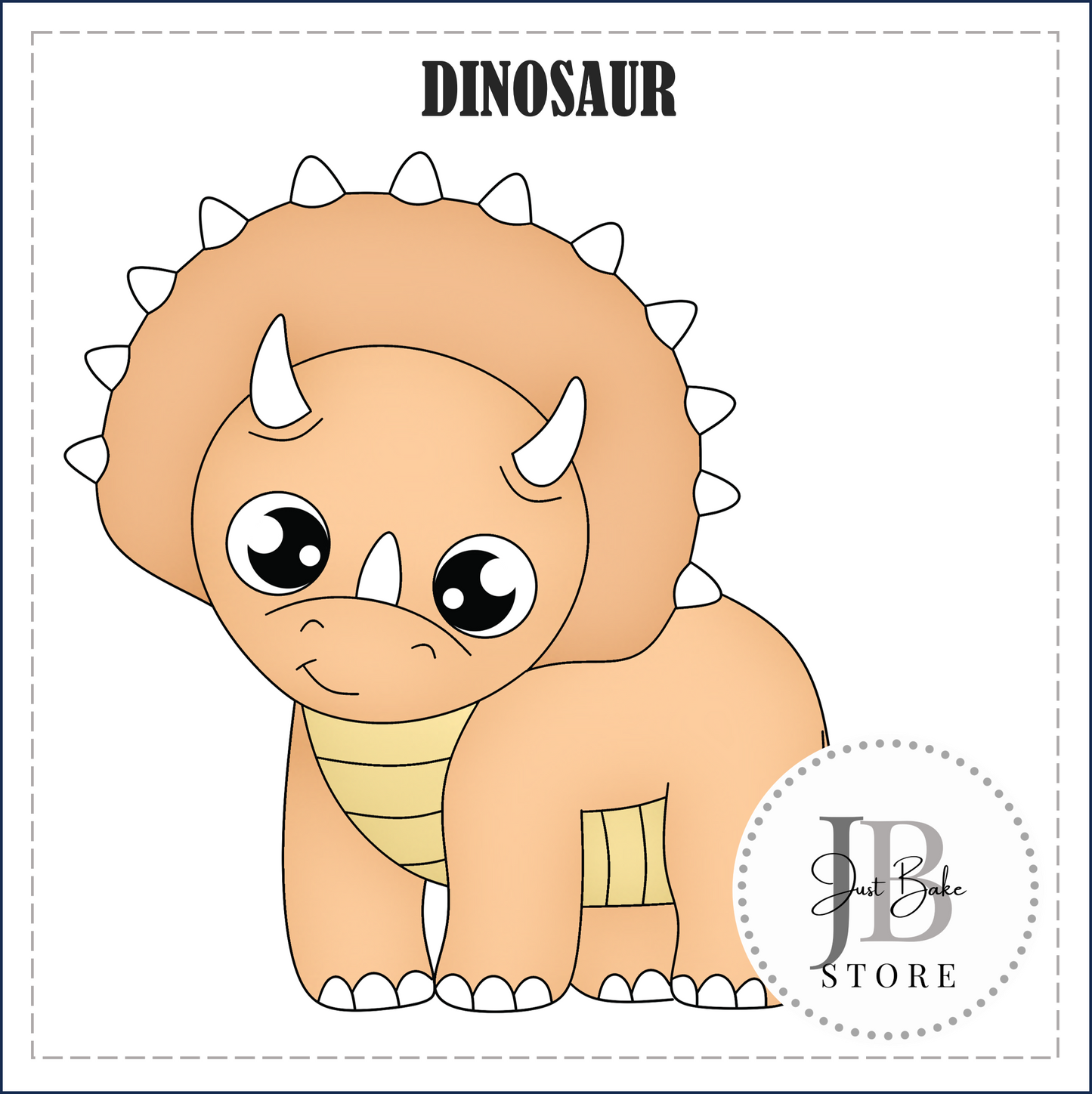 J496 - DINOSAUR COOKIE CUTTER