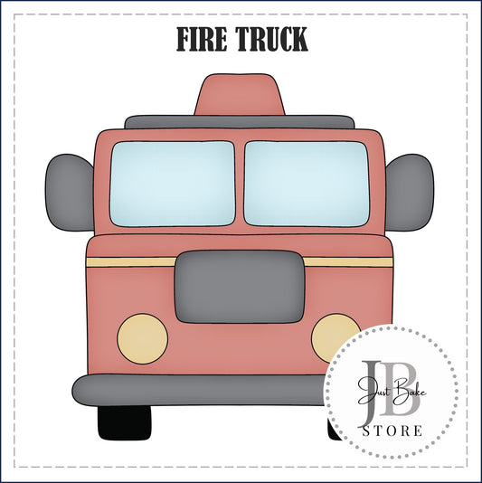 J508 - FIRE TRUCK COOKIE CUTTER