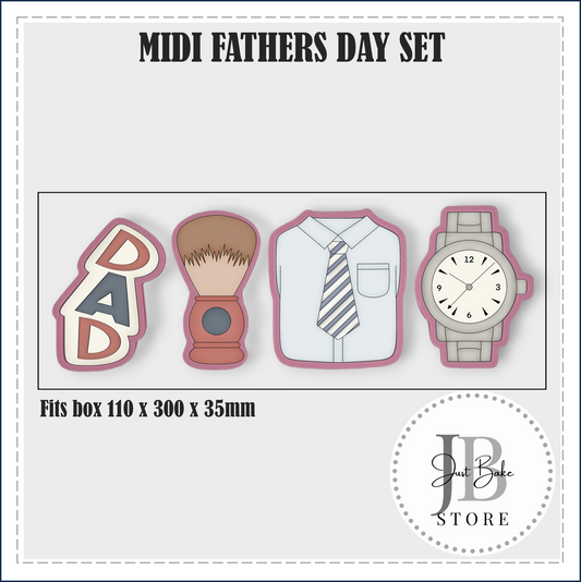 J524 - FATHERS DAY MIDI COOKIE CUTTER SET