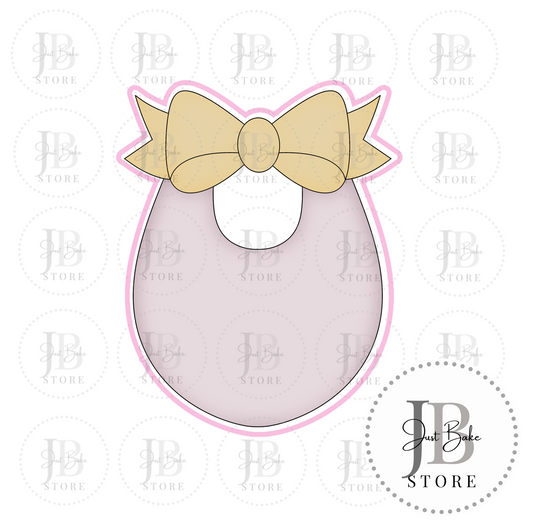 J554 - Baby Bib Cookie Cutter