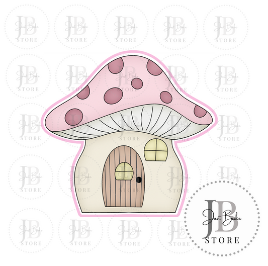 J575 - Mushroom House Cookie Cutter