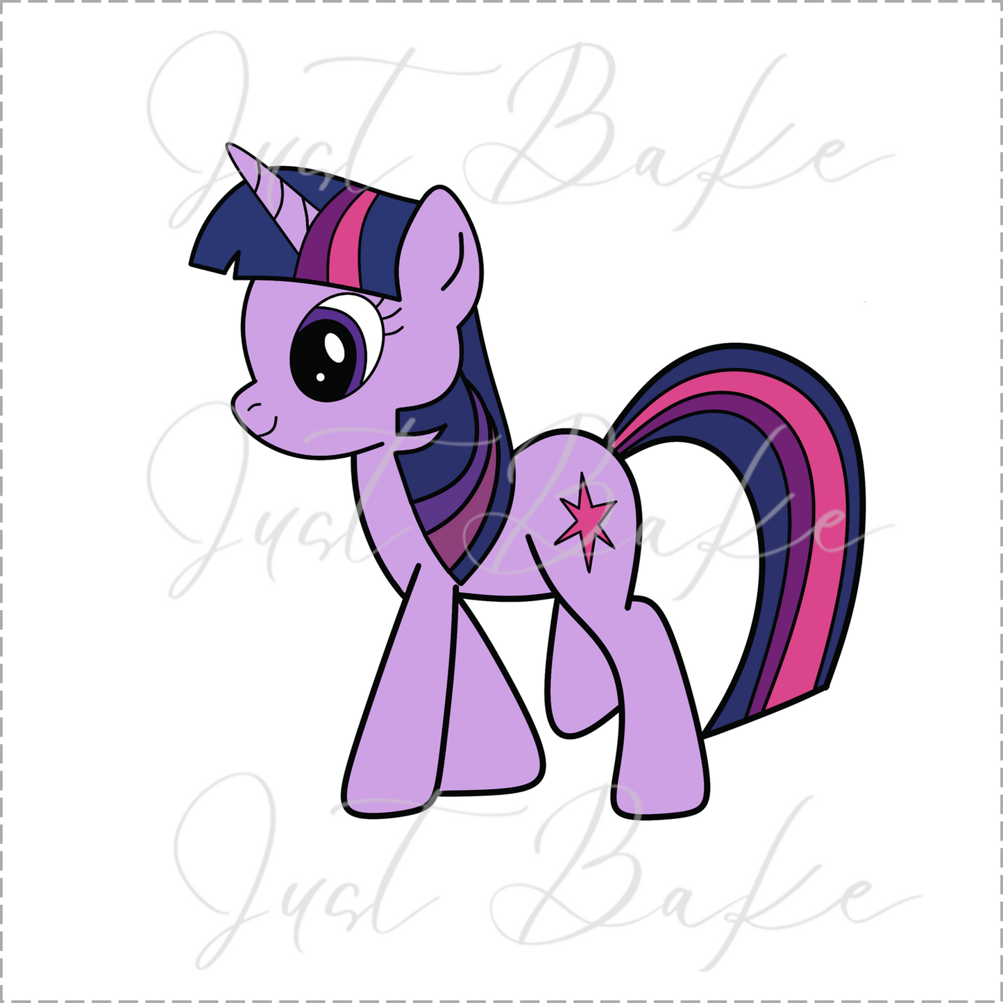 JBS0684 - TWILIGHT SPARKLE COOKIE CUTTER