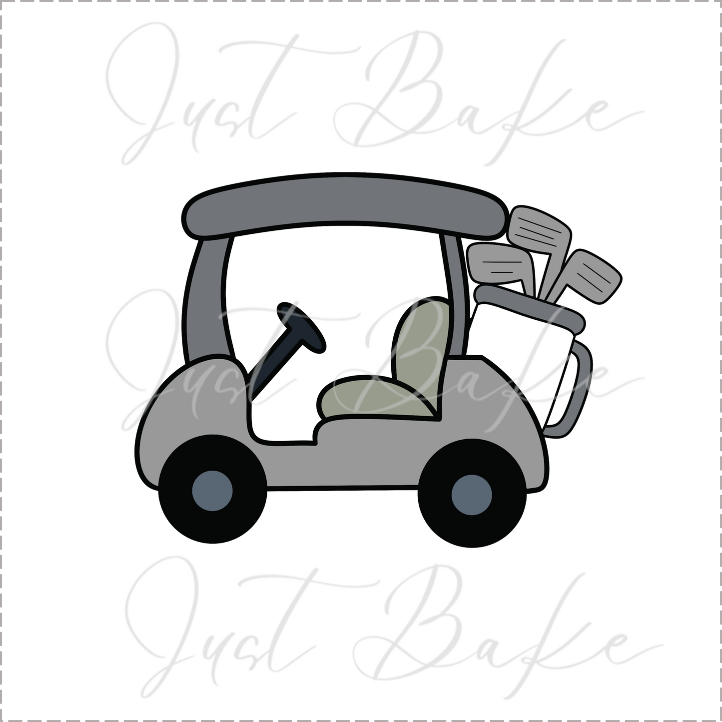 JBS0716 - GOLF CART COOKIE CUTTER