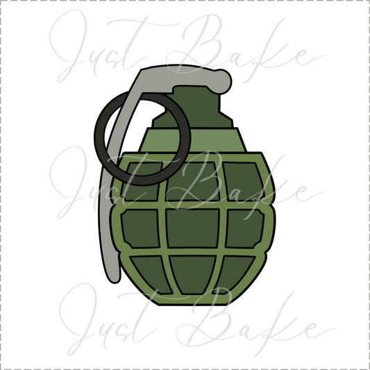 JBS0731 - ARMY GRENADE COOKIE CUTTER
