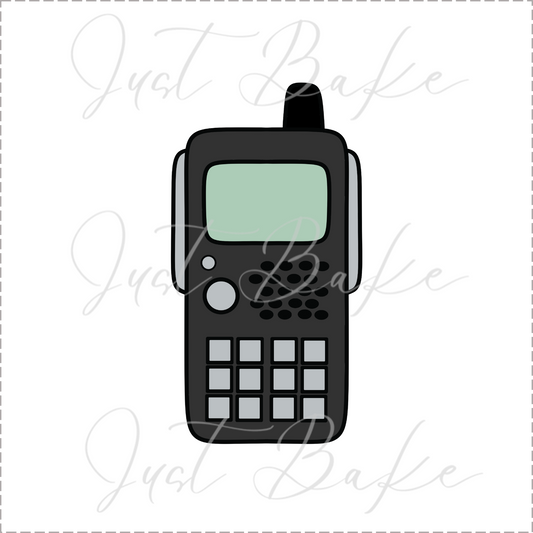 JBS0744 - POLICE RADIO COOKIE CUTTER
