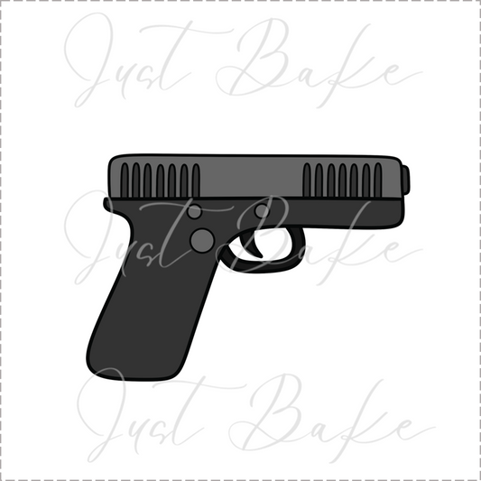 JBS0749 - POLICE GUN COOKIE CUTTER