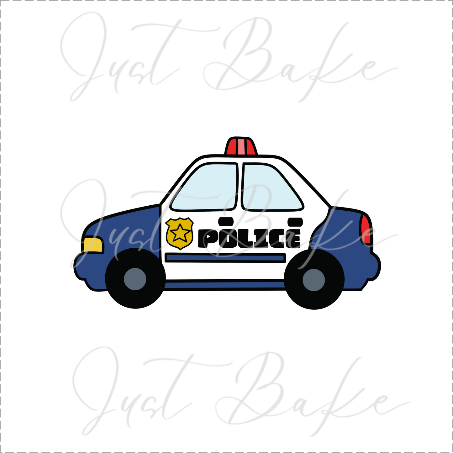 JBS0750 - POLICE CAR COOKIE CUTTER