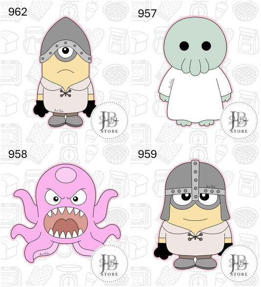 Minions & Monsters Movie Cookie Cutters
