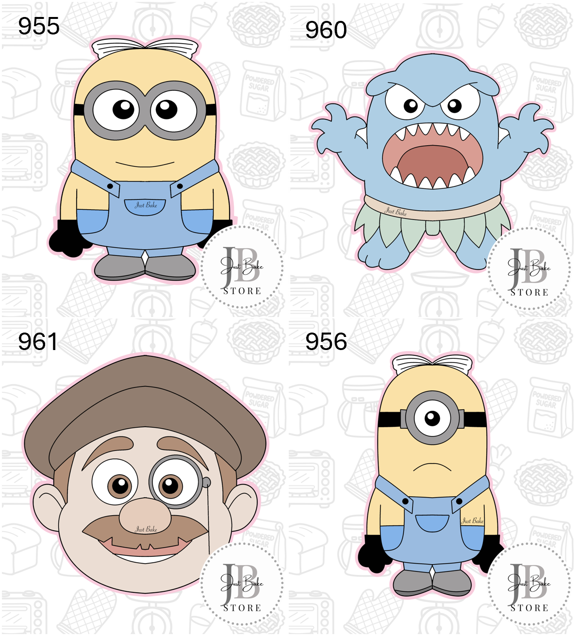 Minions & Monsters Movie Cookie Cutters