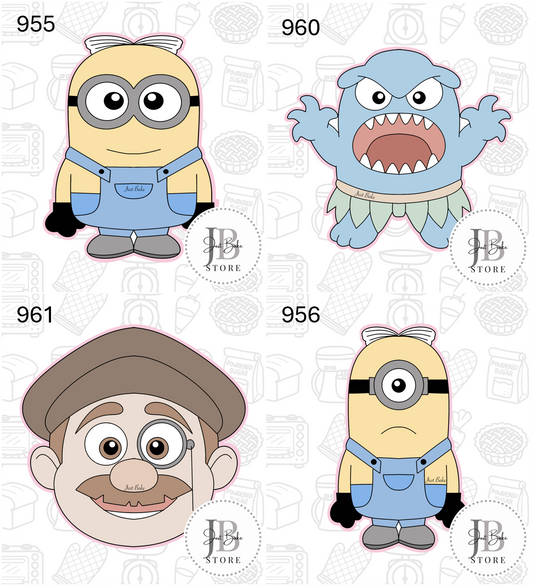 Minions & Monsters Movie Cookie Cutters