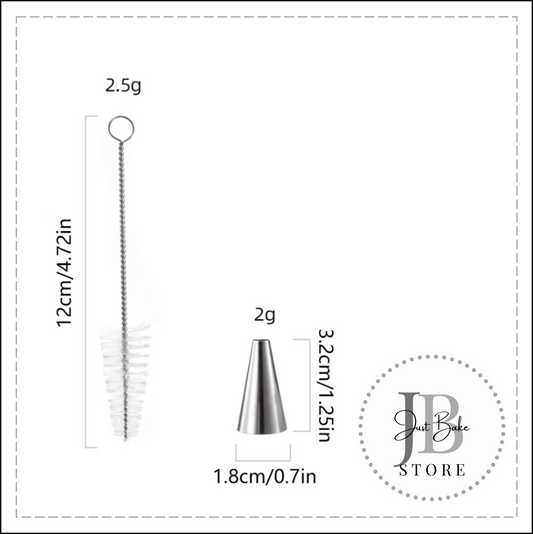 NOZZLES0008 - PIPING NOZZLE AND CLEANING BRUSH