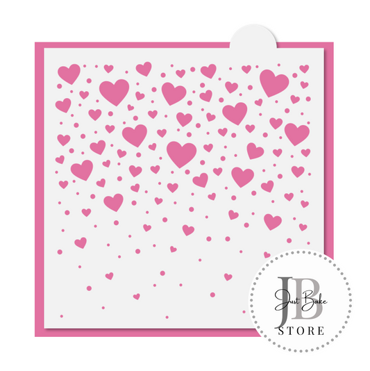 PYO0006 – Hearts Stencil