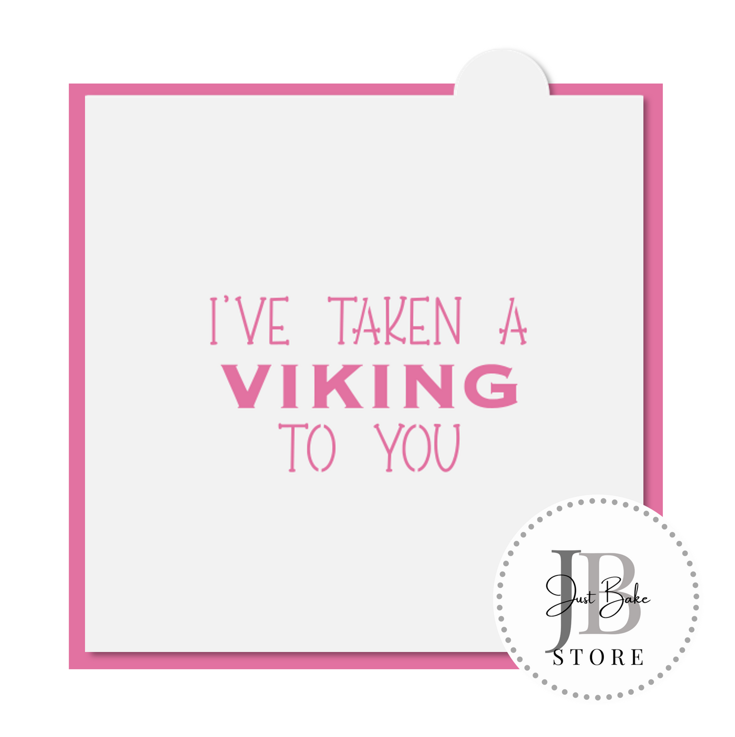 C0264 - Viking Valentines Cookie Cutter ( Plaque & Stencil Sold Separately )