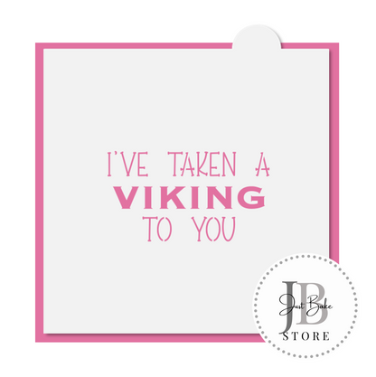 C0264 - Viking Valentines Cookie Cutter ( Plaque & Stencil Sold Separately )