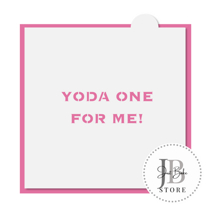 C0267 - Yoda Valentines Cookie Cutter ( Plaque & Stencil Sold Separately )