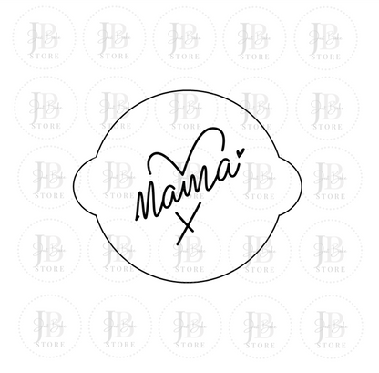 00206 - Mama Fondant Stamp