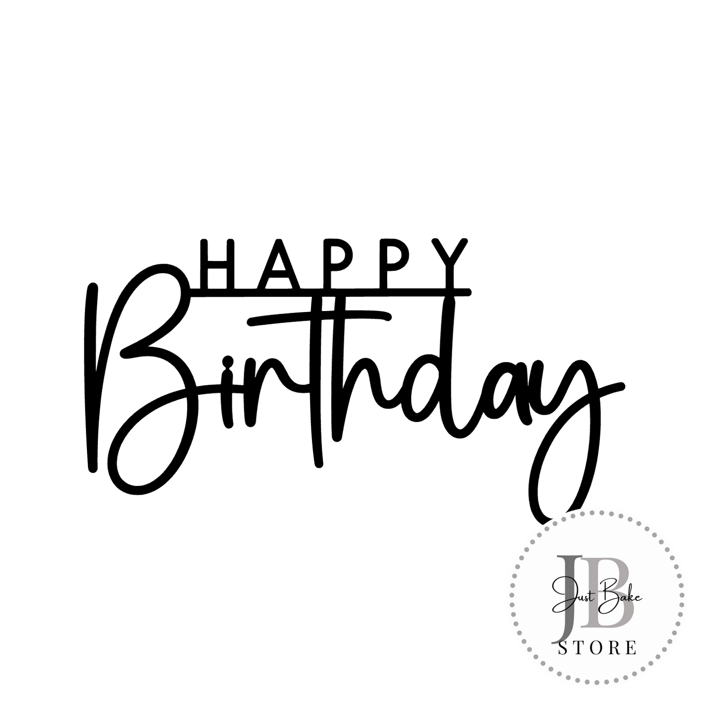 954. Happy Birthday Cake Charm