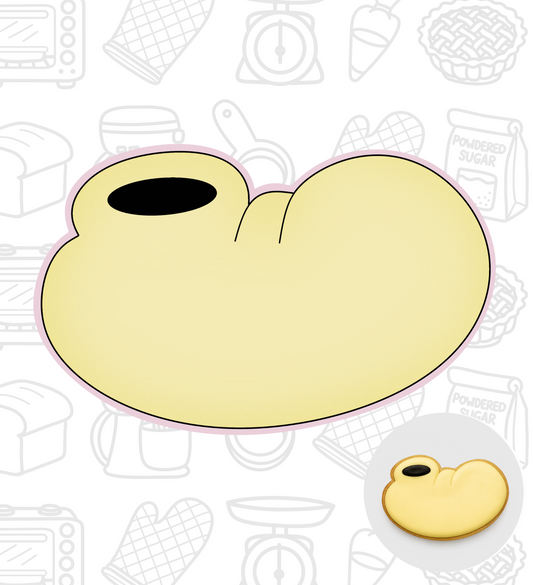 227. Mickey Shoe Cookie Cutter